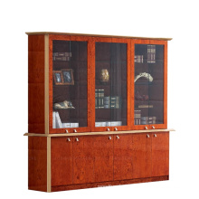 HAOSEN 6850A Luxury Italian style wooden Office bookcase 6 doors book office cabinets
